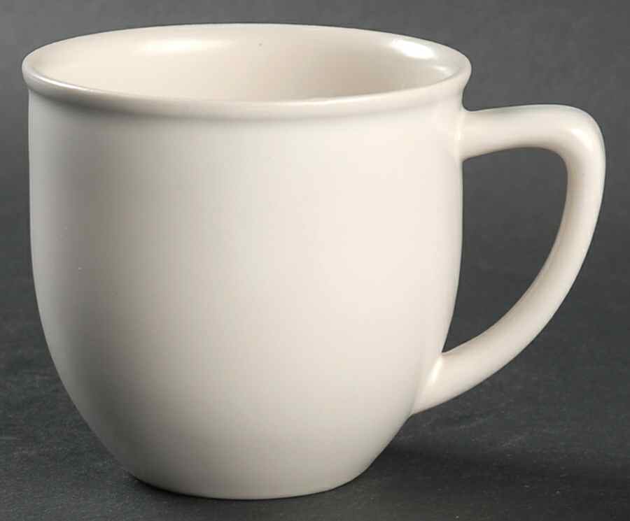 Collection Matte White (Edelweiss) Flat Cup by Hoganas Keramiks-1
