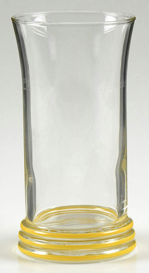 Fiesta Sunflower (Intro 2001) Glassware Tall Tumbler by Homer Laughlin -1