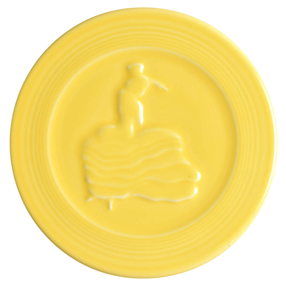 Fiesta Sunflower (Intro 2001) Trivet by Homer Laughlin -1