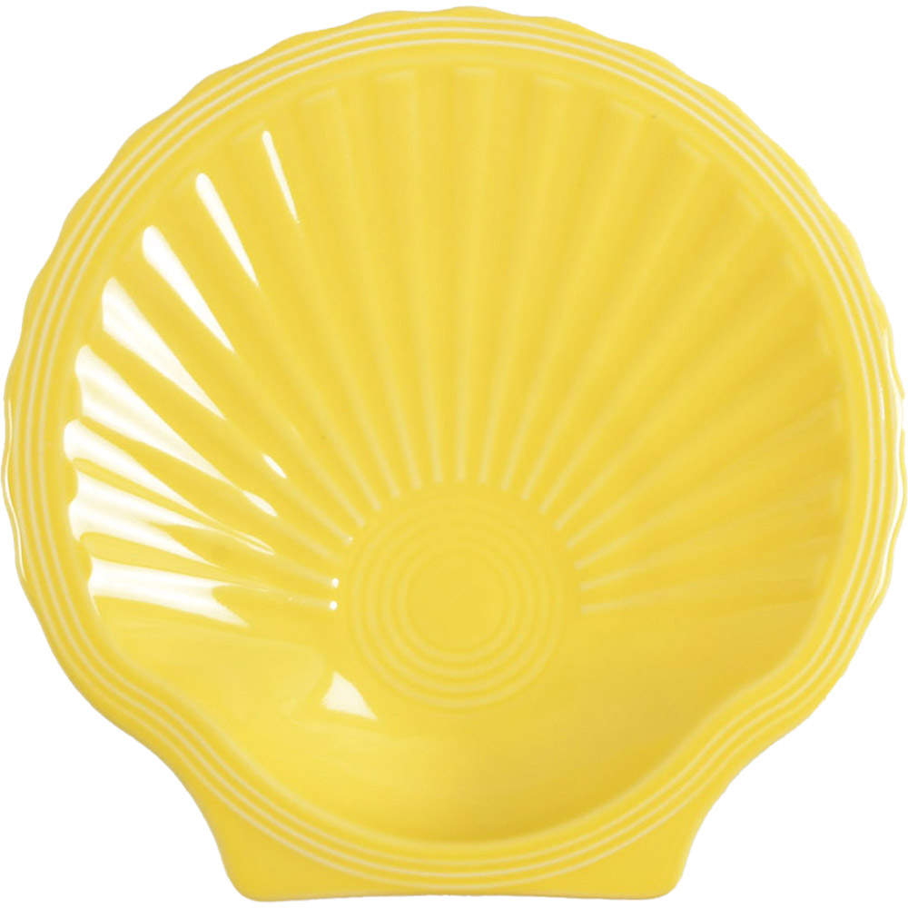 Fiesta Sunflower (Intro 2001) Shell Plate by Homer Laughlin -1
