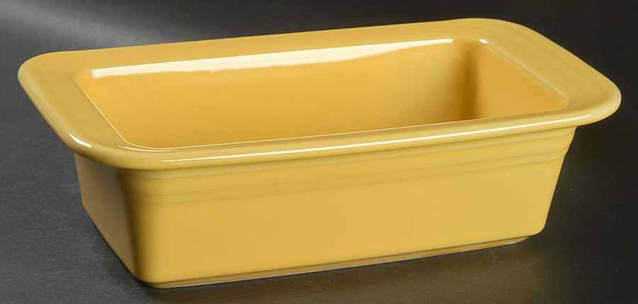 Fiesta Sunflower (Intro 2001) Loaf Pan by Homer Laughlin -1