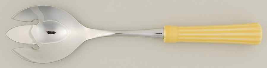 Fiesta Sunflower (Intro 2001) Slotted Serving Spoon with Stainless Bowl by Homer Laughlin -1