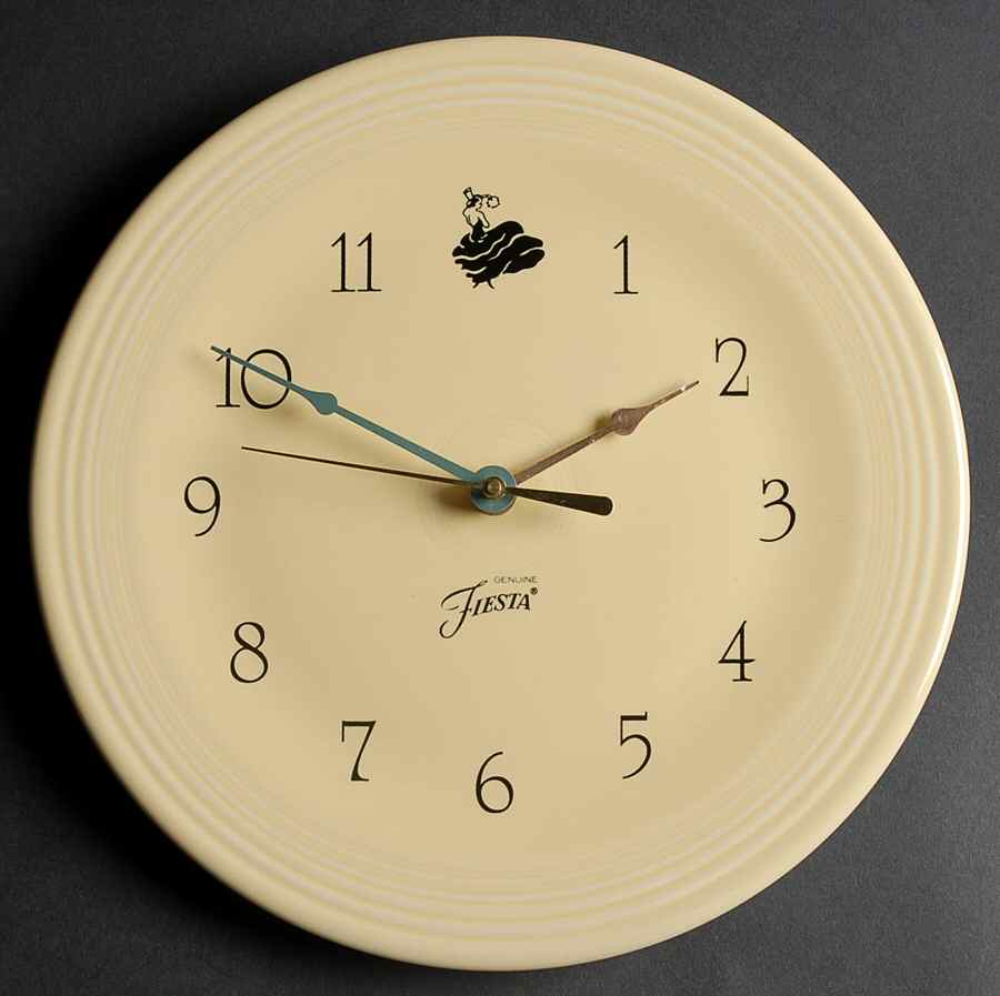 Fiesta Sunflower (Intro 2001) Clock Plate by Homer Laughlin -1