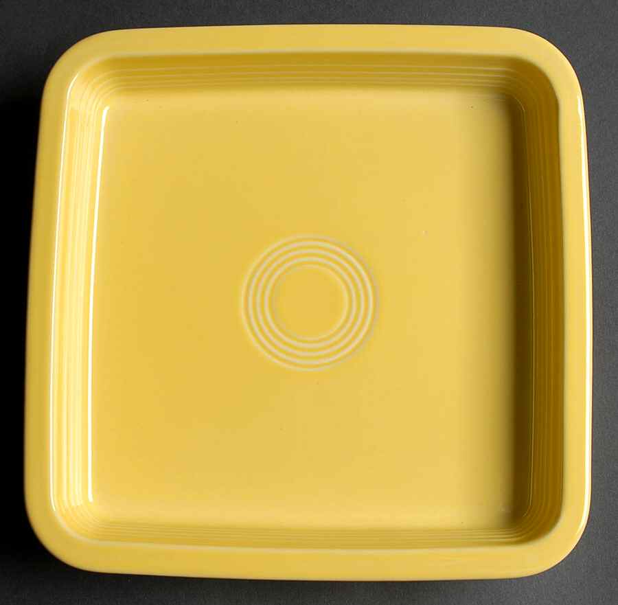 Fiesta Sunflower (Intro 2001) Square Utility Tray by Homer Laughlin -1