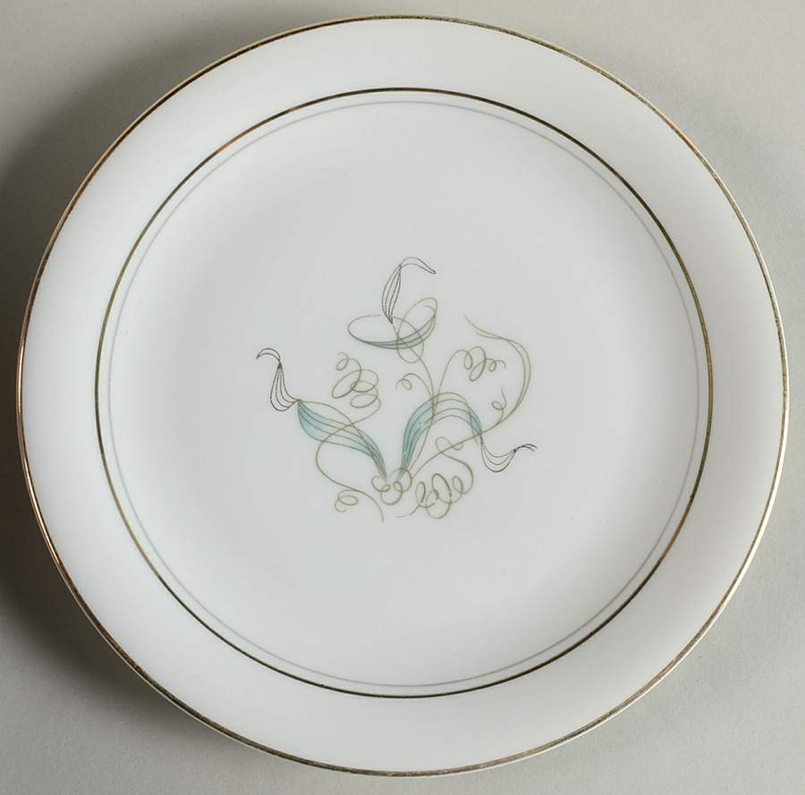 Beau Monde Salad Plate by Halsey-1