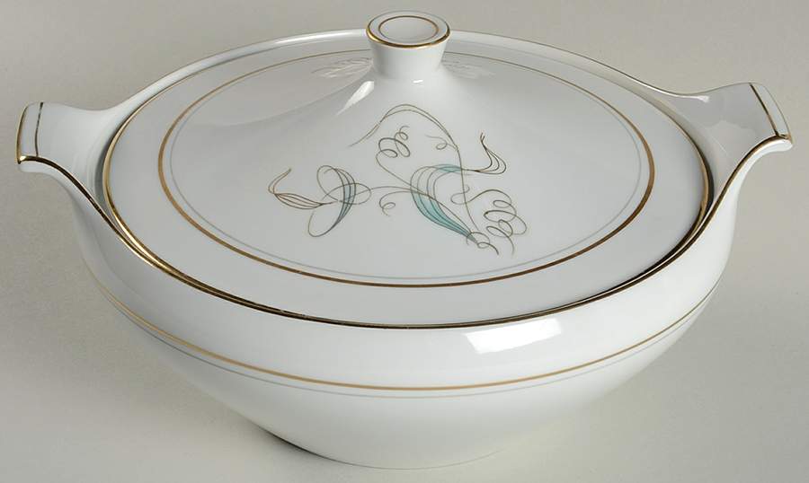 Beau Monde Round Covered Vegetable by Halsey-1