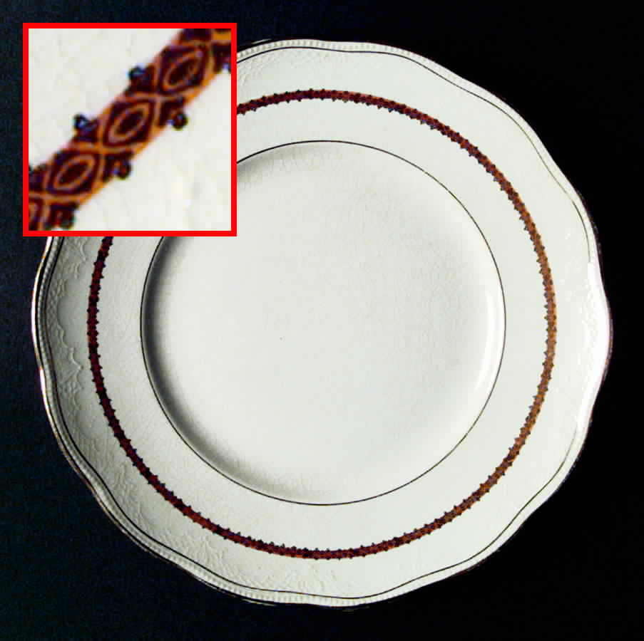 AX85 Dinner Plate by Homer Laughlin -1