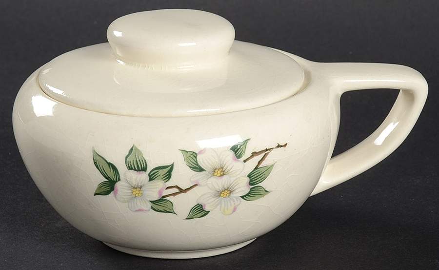 HAR79 Sugar Bowl & Lid by Harker-1