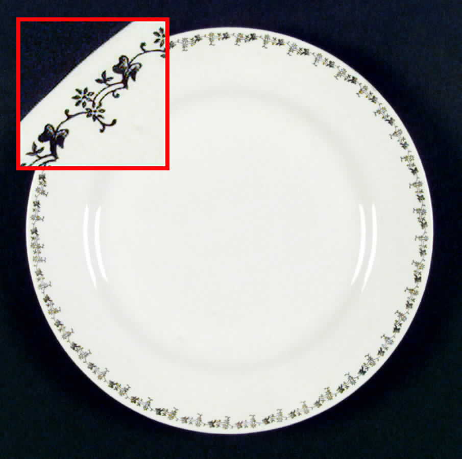 W117 Dinner Plate by Homer Laughlin -1