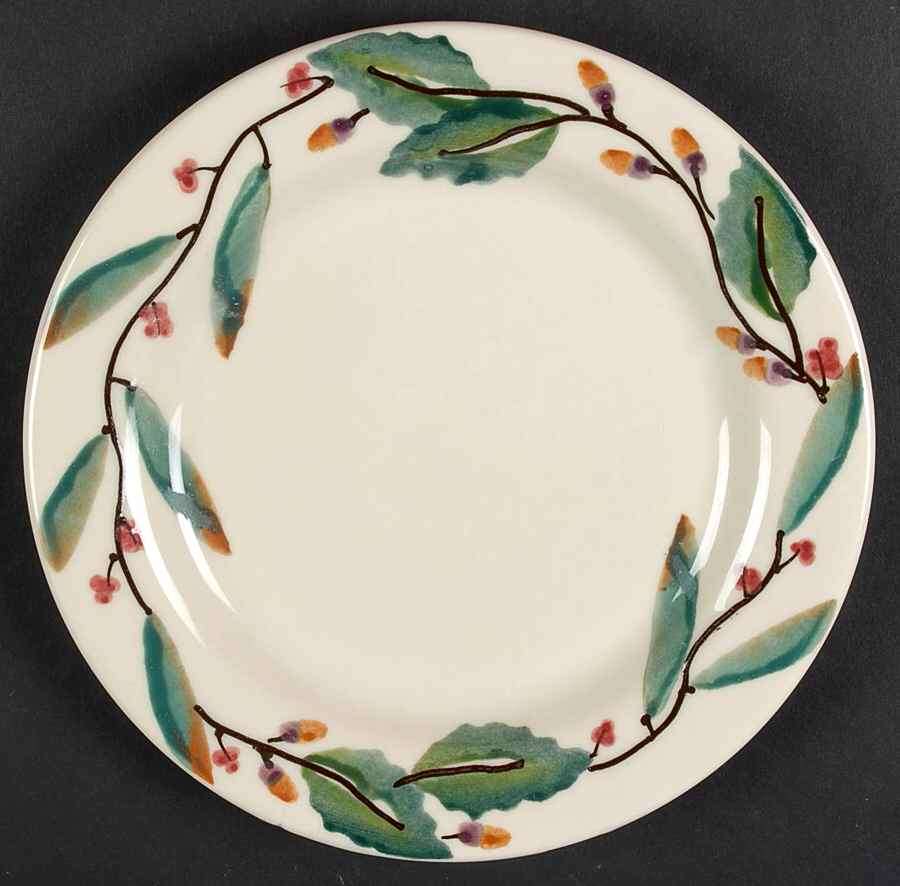 Mistletoe Salad Plate by Hartstone-1