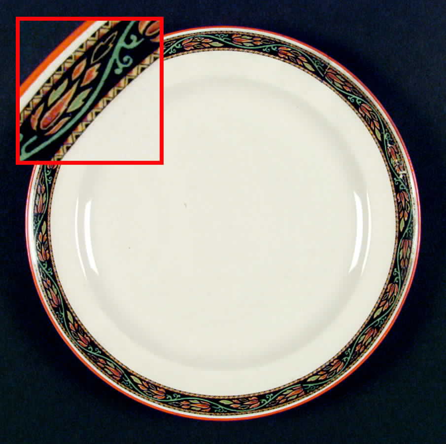 8487A Dinner Plate by Homer Laughlin -1