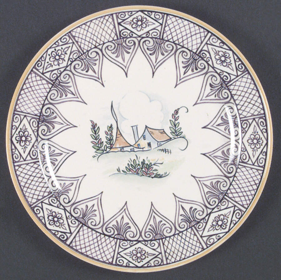 HLC1849 Dinner Plate by Homer Laughlin -1