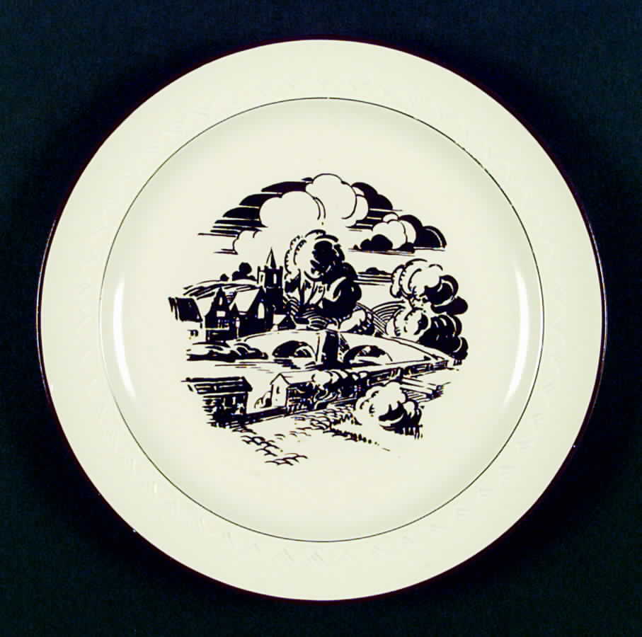 RG4729D Dinner Plate by Homer Laughlin -1