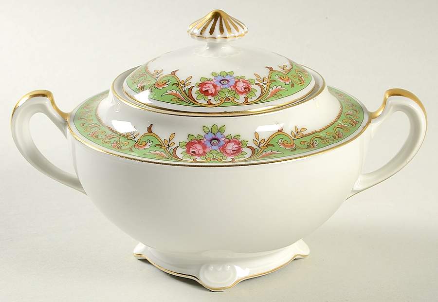 Lucerne Sugar Bowl & Lid by Haviland-1