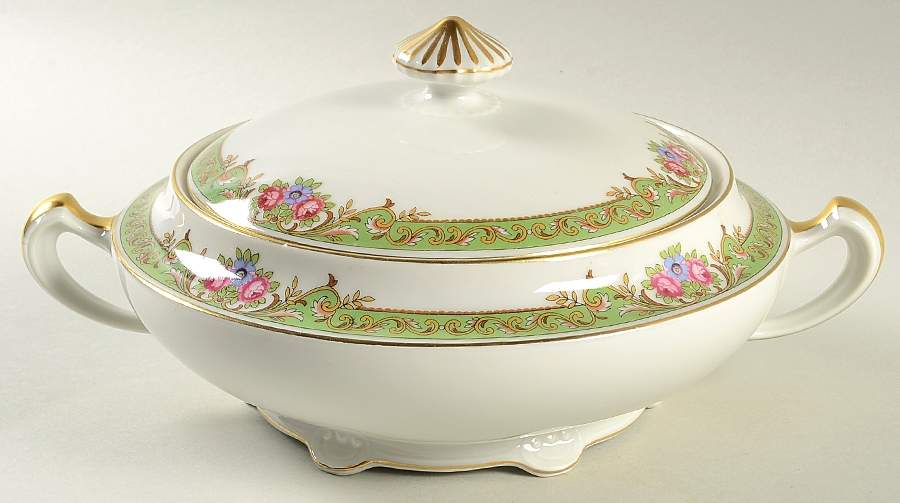 Lucerne Round Covered Vegetable by Haviland-1