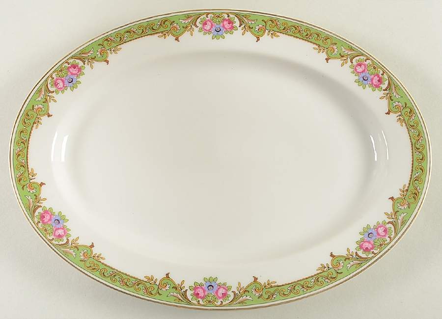 Lucerne 11" Oval Serving Platter by Haviland-1