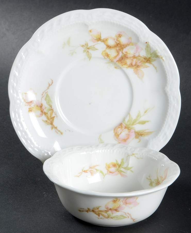 Schleiger 655c Ramekin & Saucer Set by Haviland-1