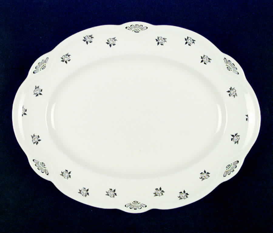 HLC2023 10" Oval Serving Platter by Homer Laughlin -1