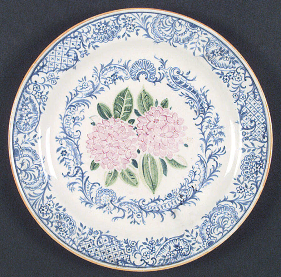 State Flower Series Dinner Plate by Homer Laughlin -1