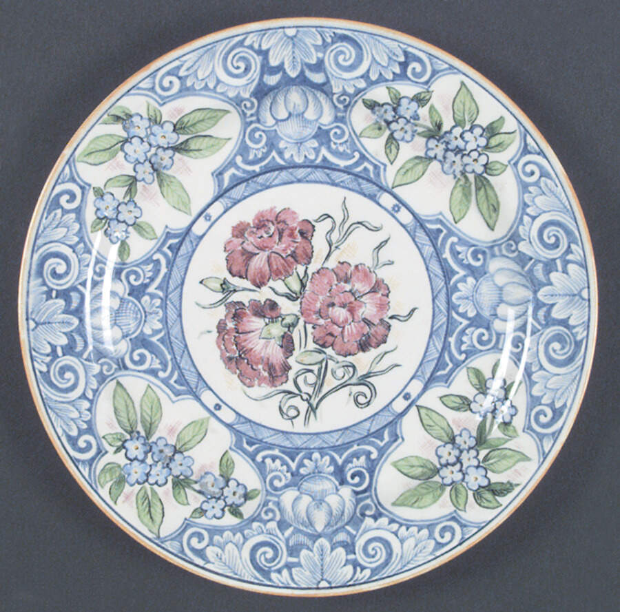 State Flower Series Dinner Plate by Homer Laughlin -1
