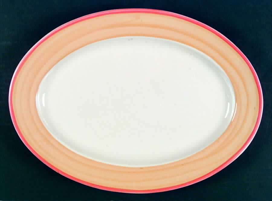 Martiques 15" Oval Serving Platter by Homer Laughlin -1