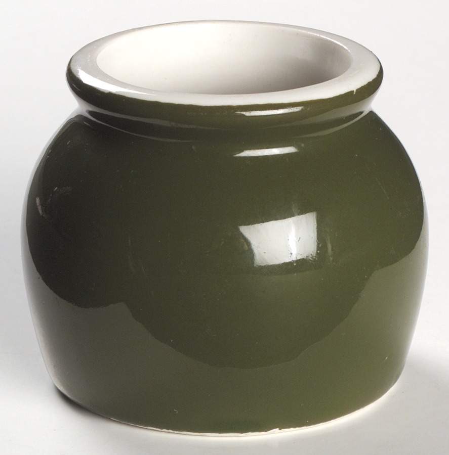 FOREST GREEN Individual Open Bean Pot by Hall-1