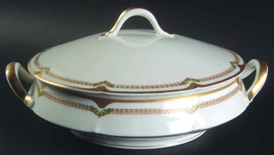 Schleiger 1268 Round Covered Vegetable by Haviland-1