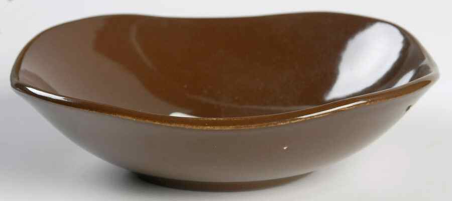 Main Street Brown (Parchment) Fruit/Dessert (Sauce) Bowl by Harmony House China-1