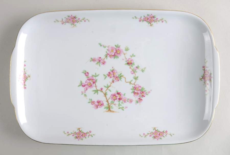 Cherry Blossom 14" Rectangular Serving Platter by Hutschenreuther-1