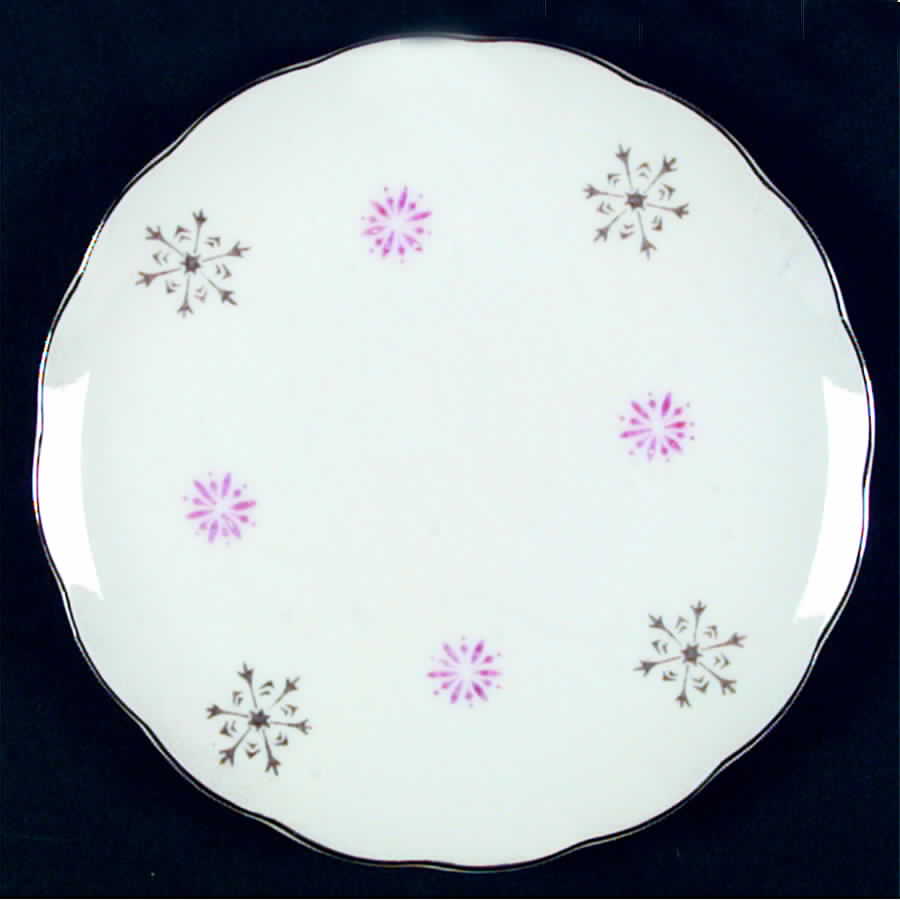 Pink Crystalline Dessert/Pie Plate by Hospitality (Japan)-1