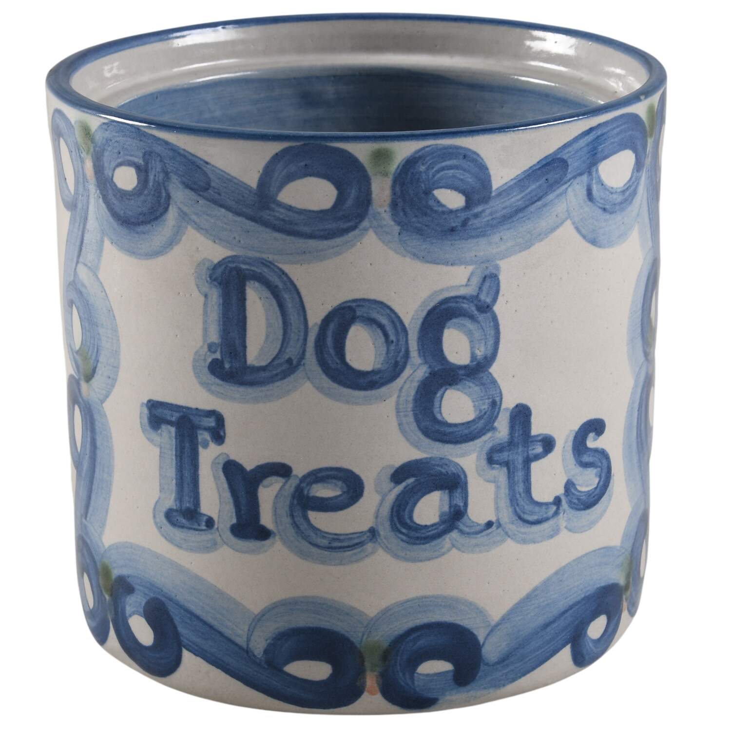 Bluette Dog Treats Canister No Lid by M A Hadley-1