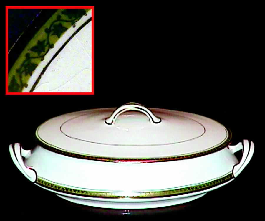 E272 Oval Covered Vegetable by Homer Laughlin -1