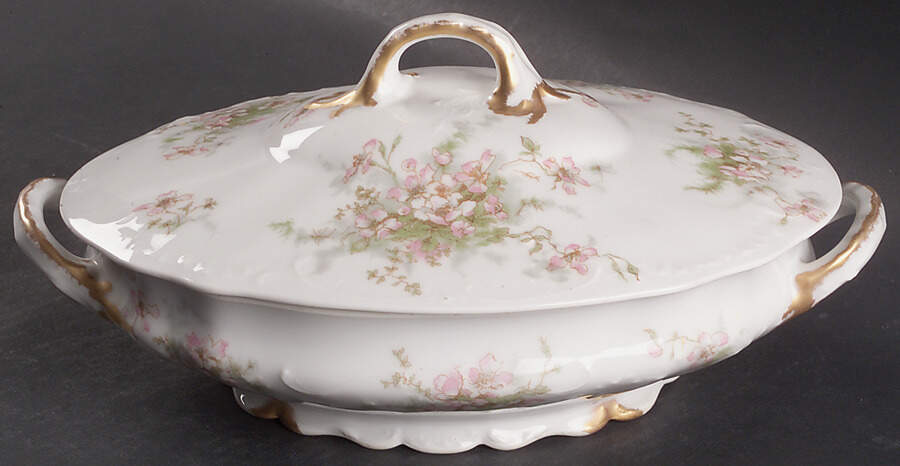 Schleiger 146-1 Oval Covered Vegetable by Haviland-1