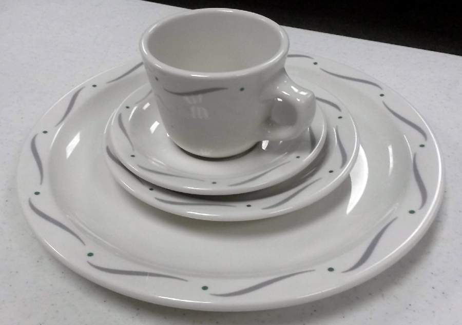 Satellite Dinner Plate by Homer Laughlin -1