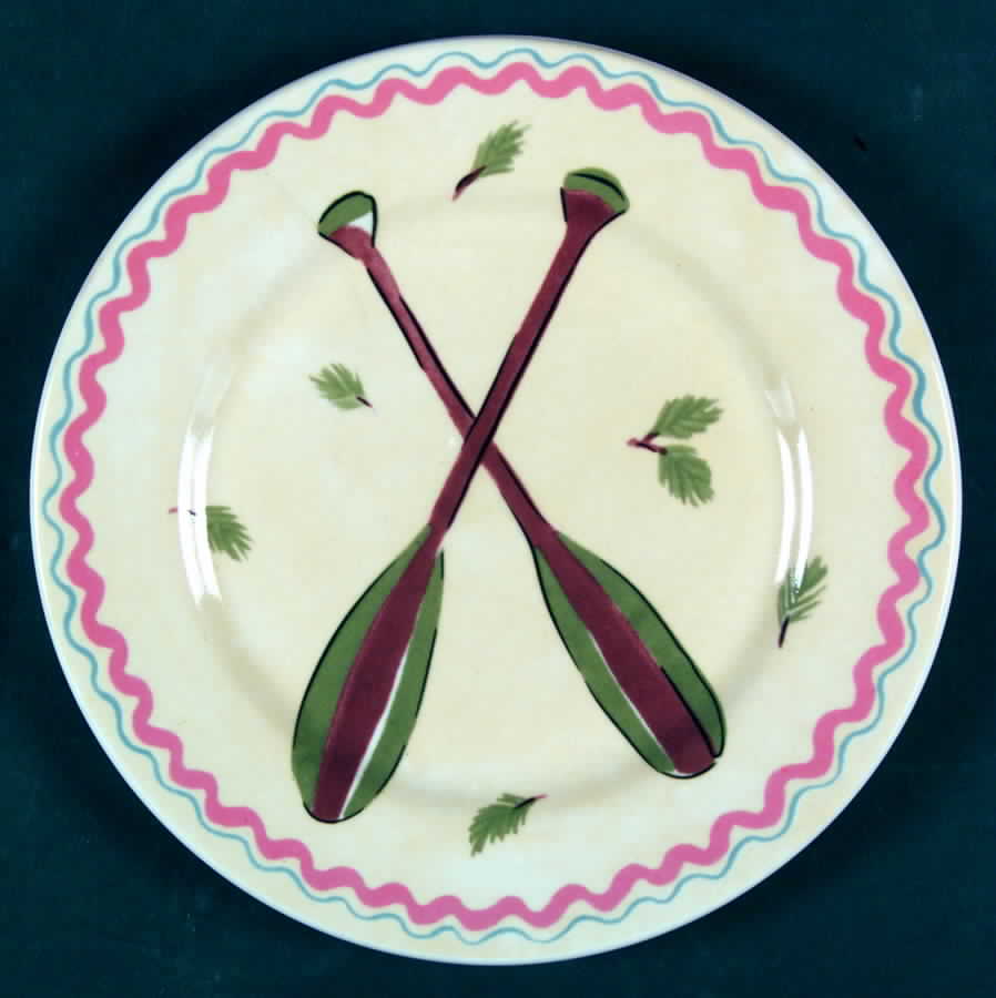 Northwoods Salad Plate by Hausenware-1