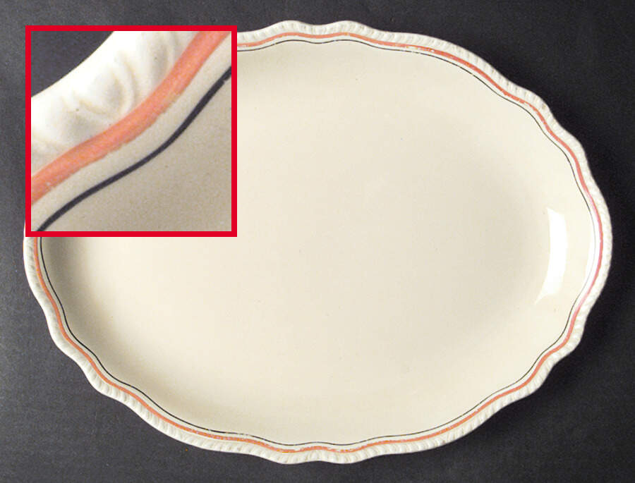 N3128 13" Oval Serving Platter by Homer Laughlin -1