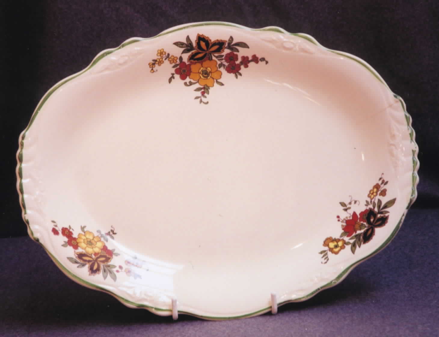 HLC3078 13" Oval Serving Platter by Homer Laughlin -1