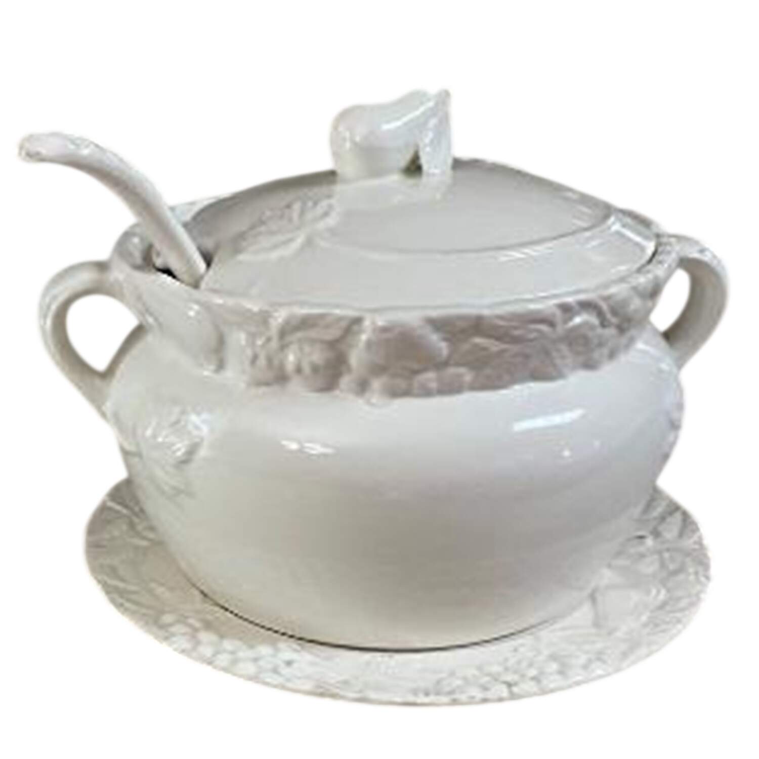 Orchard Collection Tureen & Lid w/Ladle & Underplate by Himark-1