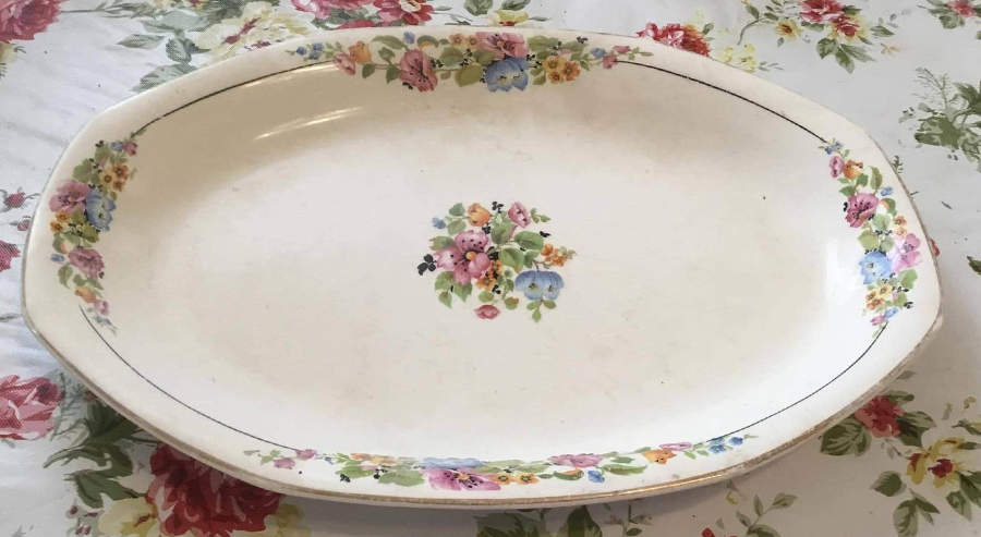 HLC3095 11" Oval Serving Platter by Homer Laughlin -1