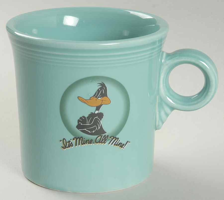Fiesta Looney Tunes Turquoise Mug by Homer Laughlin -1