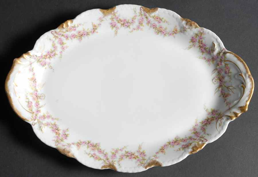 Schleiger 145-2 12" Oval Serving Platter by Haviland-1