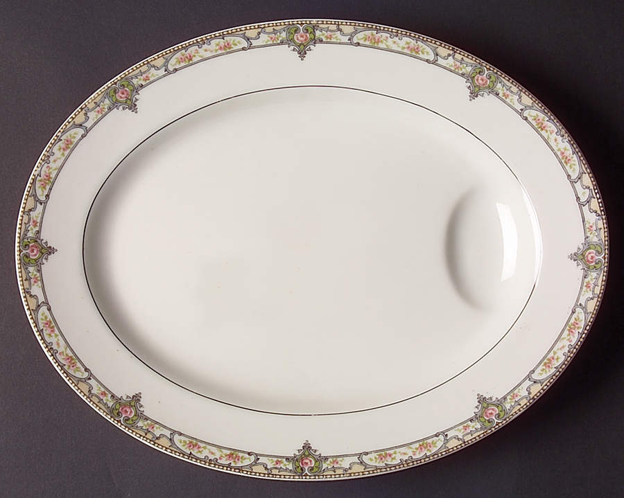 Schleiger 170-1 11" Oval Serving Platter by Haviland-1