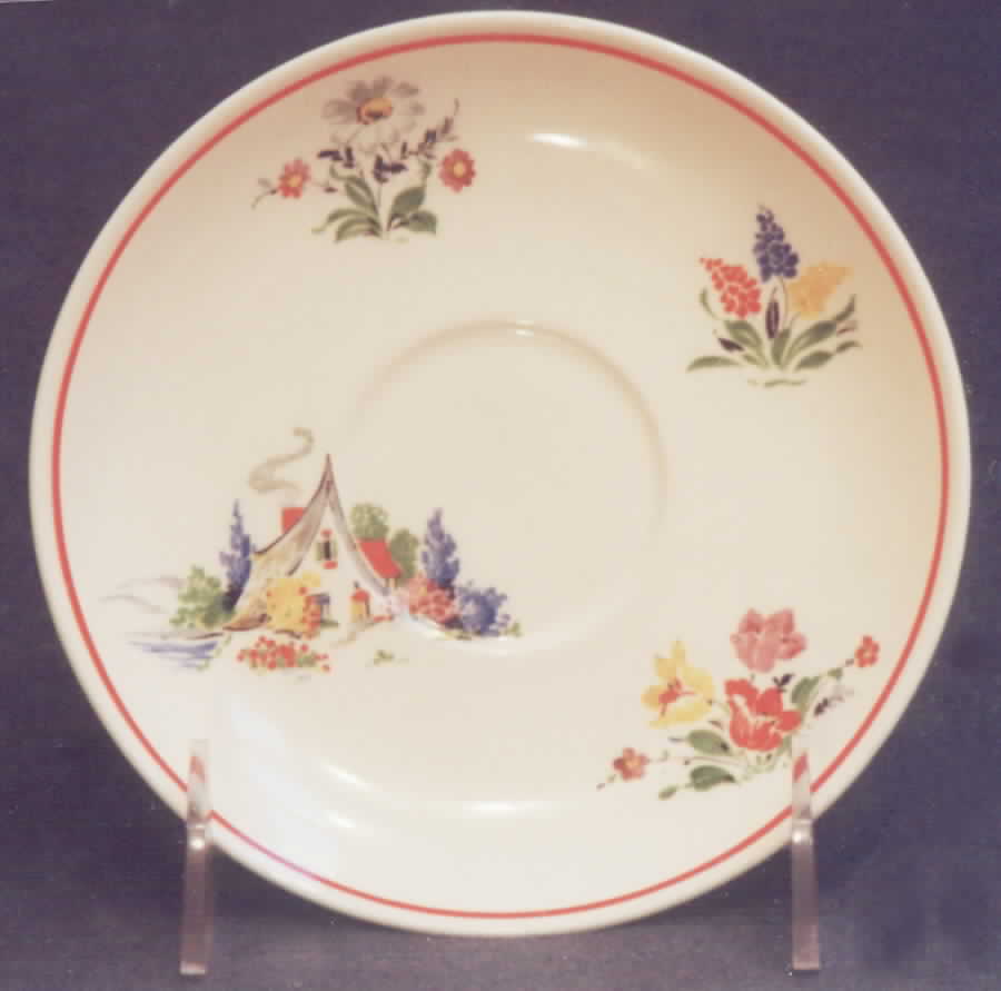 HLC2210 Saucer by Homer Laughlin -1