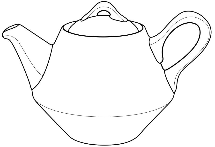 Autumn Leaf (Flareware) Flare Teapot & Lid by Hall-1