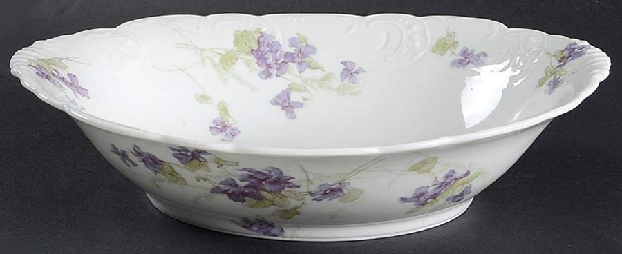 Schleiger 253-1 10" Oval Vegetable Bowl by Haviland-1