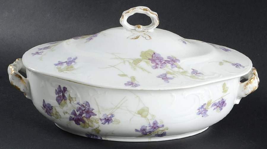 Schleiger 253-1 Oval Covered Vegetable by Haviland-1