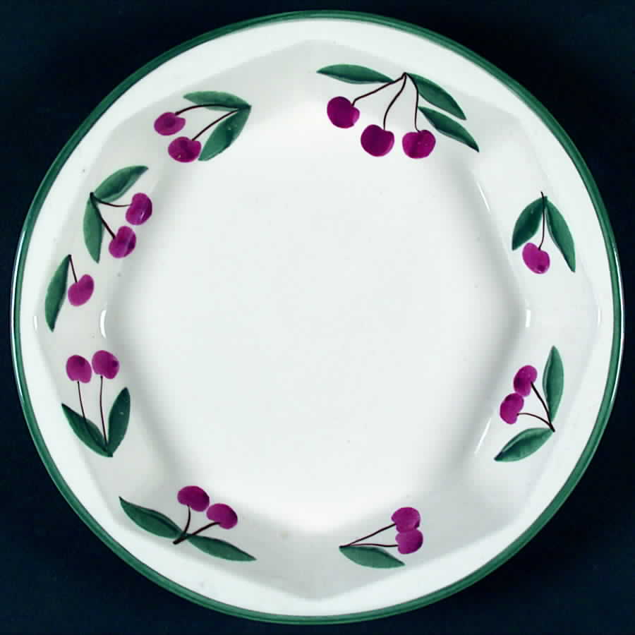 Cherries Jubilee 10" Pie Baking Plate by Hartstone-1