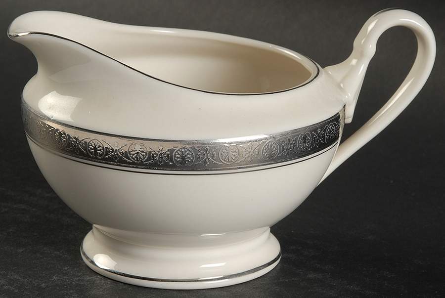 Royal Baroness (Platinum Trim) Creamer by Heirloom Collection-1
