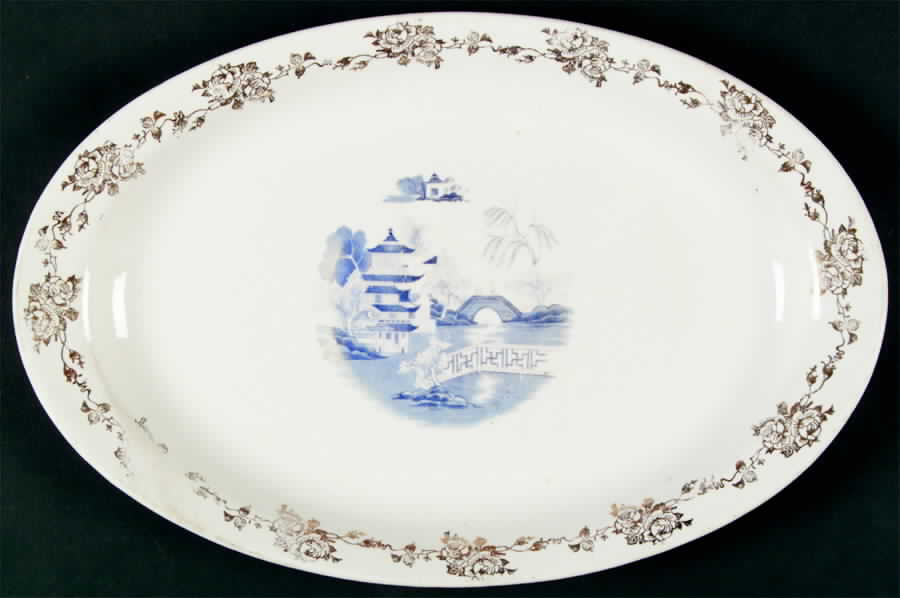 HLC2299 13" Oval Serving Platter by Homer Laughlin -1
