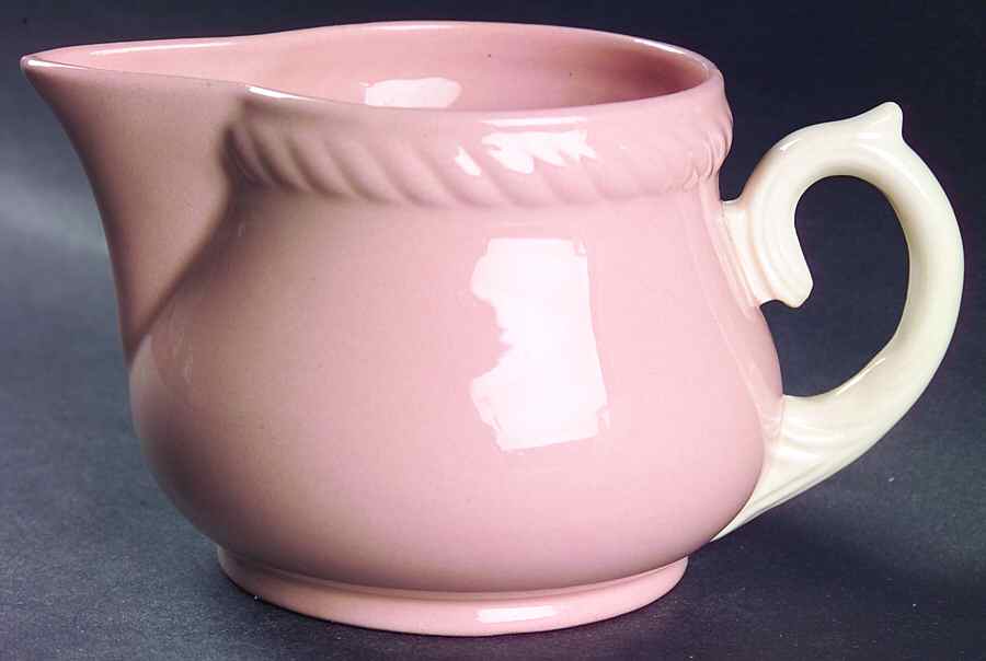Kraft Pink Creamer by Homer Laughlin -1